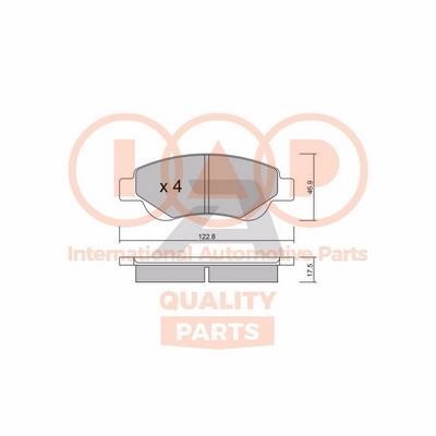 IAP 704-17006P Brake Pad Set, disc brake 70417006P: Buy near me in Poland at 2407.PL - Good price!