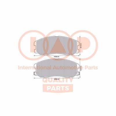 IAP 704-20090X Brake Pad Set, disc brake 70420090X: Buy near me in Poland at 2407.PL - Good price!