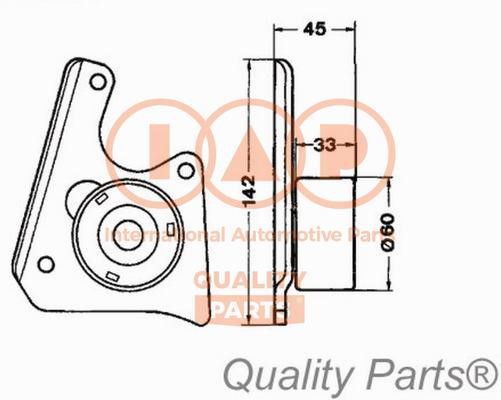 IAP 127-16052 Tensioner pulley, timing belt 12716052: Buy near me in Poland at 2407.PL - Good price!