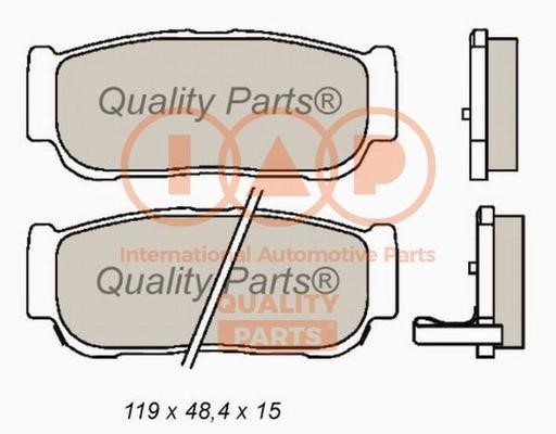 IAP 704-18041X Brake Pad Set, disc brake 70418041X: Buy near me in Poland at 2407.PL - Good price!
