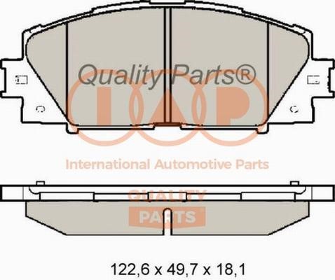 IAP 704-17007X Brake Pad Set, disc brake 70417007X: Buy near me at 2407.PL in Poland at an Affordable price!