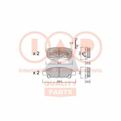 IAP 704-10071P Brake Pad Set, disc brake 70410071P: Buy near me in Poland at 2407.PL - Good price!