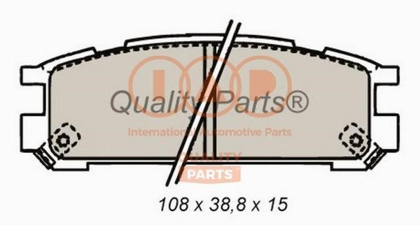 IAP 704-15043X Brake Pad Set, disc brake 70415043X: Buy near me in Poland at 2407.PL - Good price!