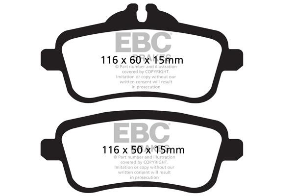 EBC DP42137R Brake Pad Set, disc brake DP42137R: Buy near me in Poland at 2407.PL - Good price!