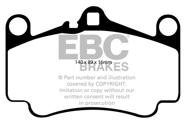 EBC DP91515 Klocki hamulcowe, zestaw DP91515: Dobra cena w Polsce na 2407.PL - Kup Teraz!