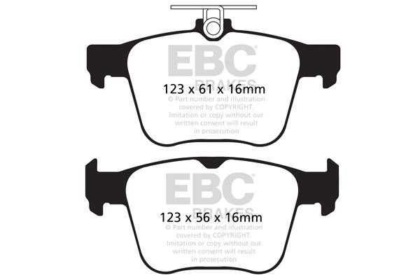 EBC DP22173 Brake Pad Set, disc brake DP22173: Buy near me in Poland at 2407.PL - Good price!