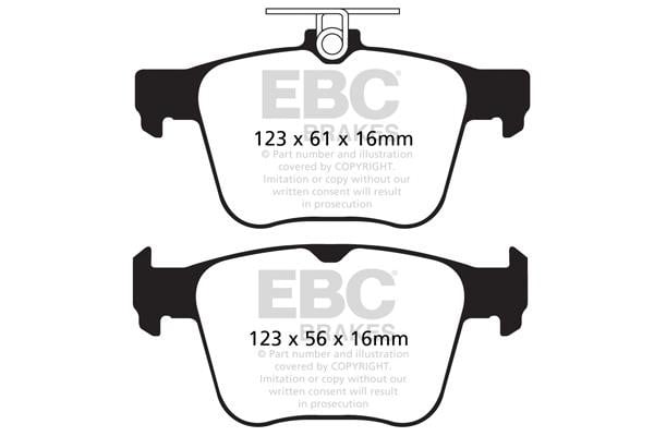 EBC DP42173R Brake Pad Set, disc brake DP42173R: Buy near me in Poland at 2407.PL - Good price!