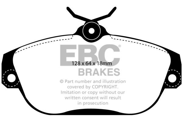 EBC DP21095 Brake Pad Set, disc brake DP21095: Buy near me in Poland at 2407.PL - Good price!