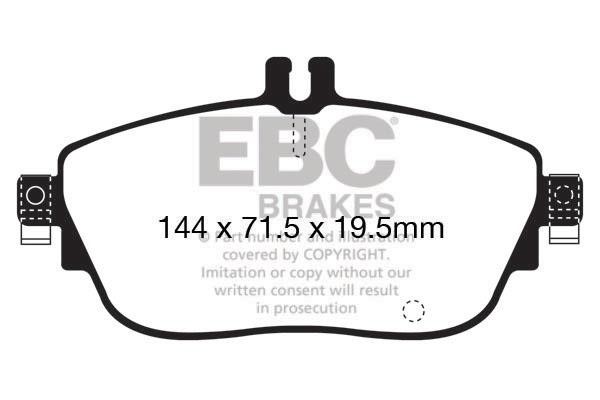 EBC DP22165 Тормозные колодки дисковые, комплект DP22165: Отличная цена - Купить в Польше на 2407.PL!