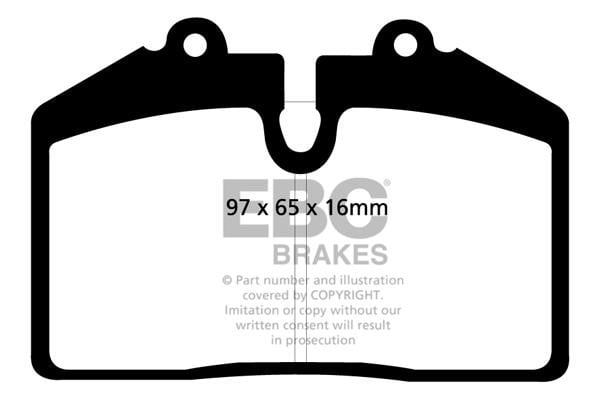 EBC DP41013R Brake Pad Set, disc brake DP41013R: Buy near me in Poland at 2407.PL - Good price!
