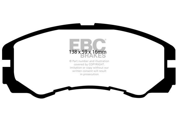 EBC DP6973 Brake Pad Set, disc brake DP6973: Buy near me in Poland at 2407.PL - Good price!