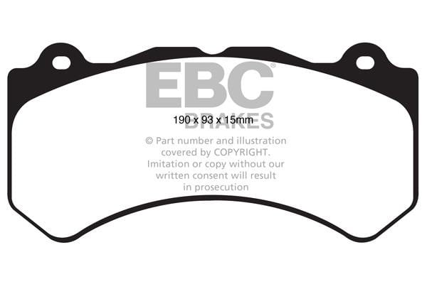 EBC DP41853R Brake Pad Set, disc brake DP41853R: Buy near me in Poland at 2407.PL - Good price!