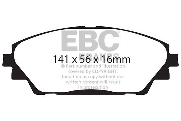 EBC DP22185 Brake Pad Set, disc brake DP22185: Buy near me at 2407.PL in Poland at an Affordable price!