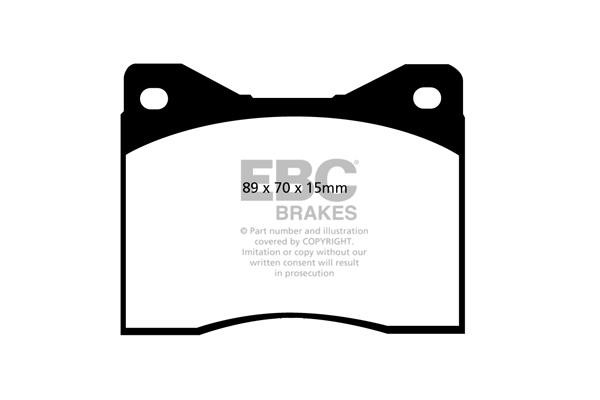 EBC DP5753/2NDX Brake Pad Set, disc brake DP57532NDX: Buy near me in Poland at 2407.PL - Good price!
