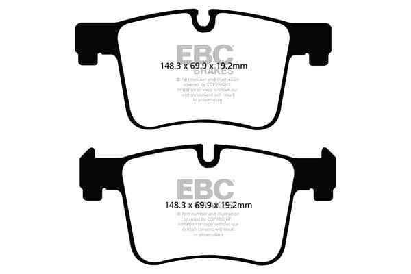 EBC DP22105 Brake Pad Set, disc brake DP22105: Buy near me in Poland at 2407.PL - Good price!