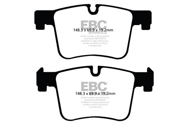 EBC DP62105 Brake Pad Set, disc brake DP62105: Buy near me in Poland at 2407.PL - Good price!