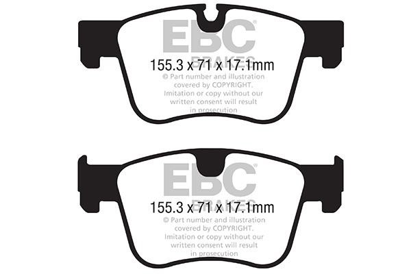 EBC DP42359R Тормозные колодки дисковые, комплект DP42359R: Отличная цена - Купить в Польше на 2407.PL!