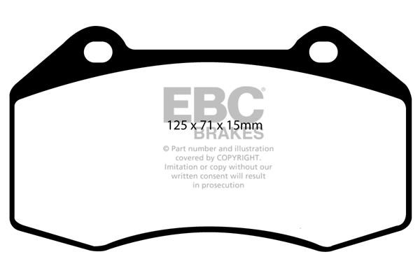EBC DP91539 Brake Pad Set, disc brake DP91539: Buy near me in Poland at 2407.PL - Good price!