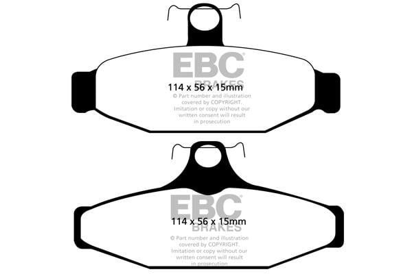 EBC DP41165R Гальмівні колодки, комплект DP41165R: Купити у Польщі - Добра ціна на 2407.PL!
