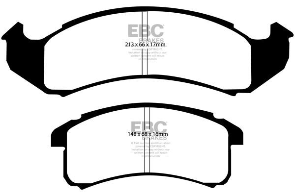 EBC DP21142 Klocki hamulcowe, zestaw DP21142: Dobra cena w Polsce na 2407.PL - Kup Teraz!