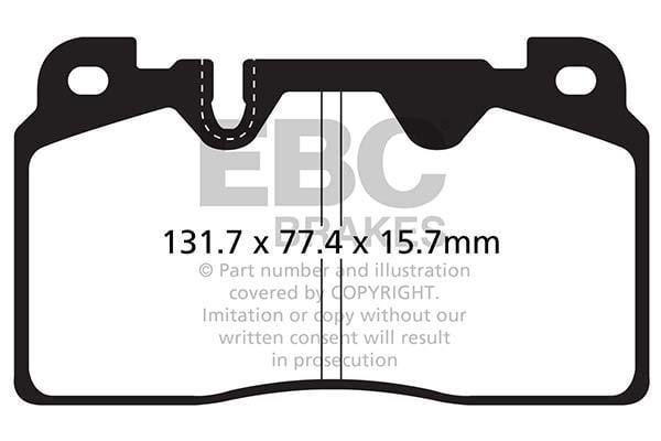 EBC DP32168C Brake Pad Set, disc brake DP32168C: Buy near me at 2407.PL in Poland at an Affordable price!