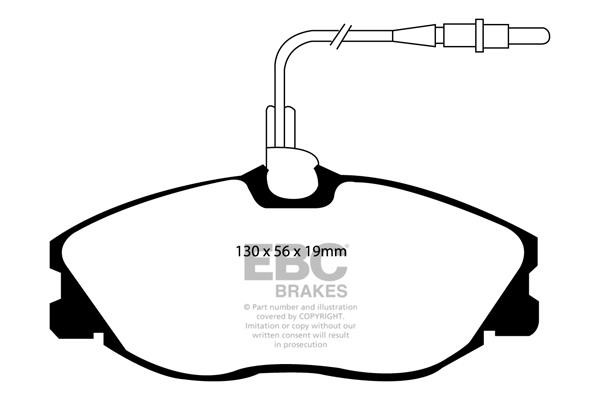 EBC DP21047 Brake Pad Set, disc brake DP21047: Buy near me in Poland at 2407.PL - Good price!
