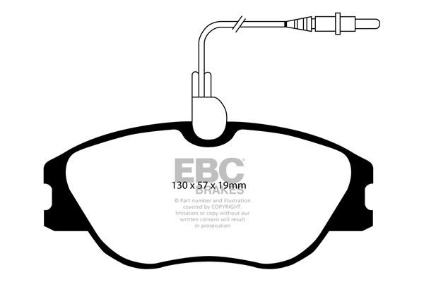 EBC DP21396 Тормозные колодки дисковые, комплект DP21396: Купить в Польше - Отличная цена на 2407.PL!