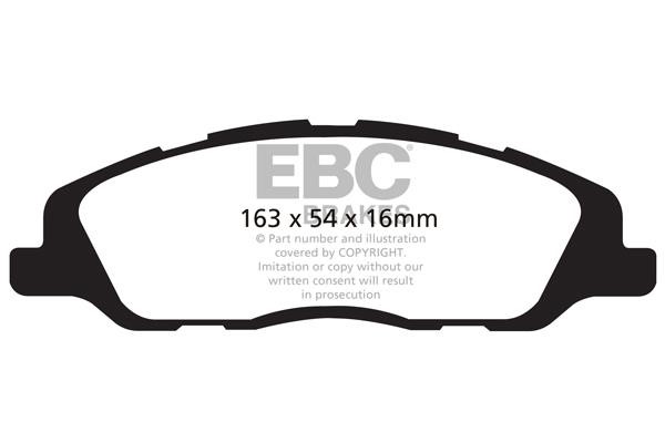 EBC DP31868C Brake Pad Set, disc brake DP31868C: Buy near me in Poland at 2407.PL - Good price!