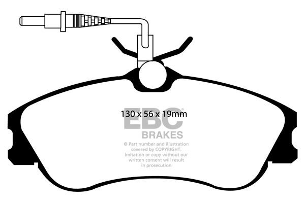 EBC DP41104R Brake Pad Set, disc brake DP41104R: Buy near me in Poland at 2407.PL - Good price!