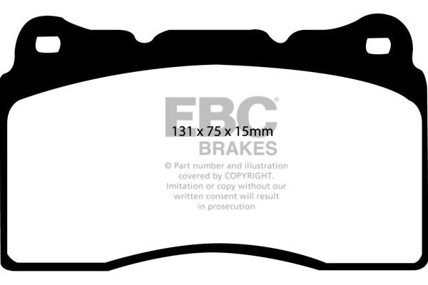 EBC DP31210C Brake Pad Set, disc brake DP31210C: Buy near me in Poland at 2407.PL - Good price!