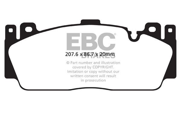 EBC DP32148C Brake Pad Set, disc brake DP32148C: Buy near me in Poland at 2407.PL - Good price!