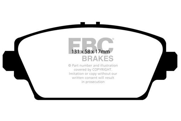 EBC DP41339R Brake Pad Set, disc brake DP41339R: Buy near me in Poland at 2407.PL - Good price!