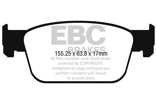 EBC DP32273C Brake Pad Set, disc brake DP32273C: Buy near me in Poland at 2407.PL - Good price!