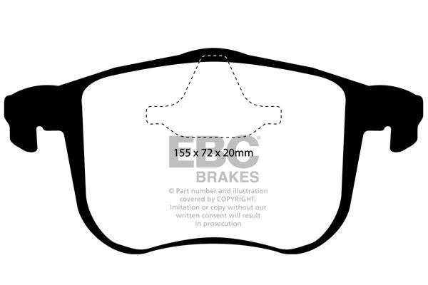 EBC DP41416R Brake Pad Set, disc brake DP41416R: Buy near me in Poland at 2407.PL - Good price!