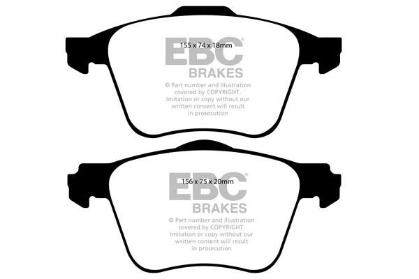 EBC DP21914 Brake Pad Set, disc brake DP21914: Buy near me at 2407.PL in Poland at an Affordable price!