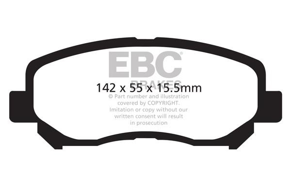 EBC DP22134 Brake Pad Set, disc brake DP22134: Buy near me at 2407.PL in Poland at an Affordable price!