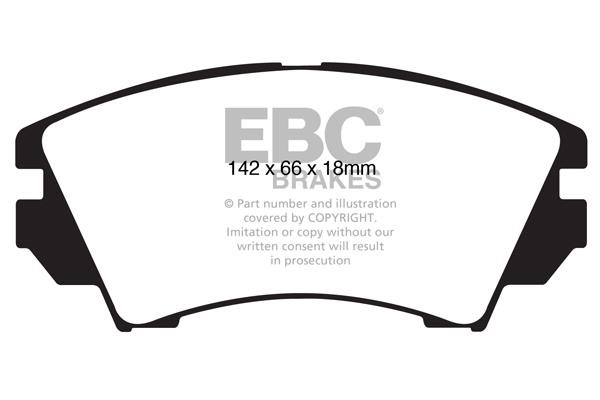 EBC DP32014C Brake Pad Set, disc brake DP32014C: Buy near me in Poland at 2407.PL - Good price!