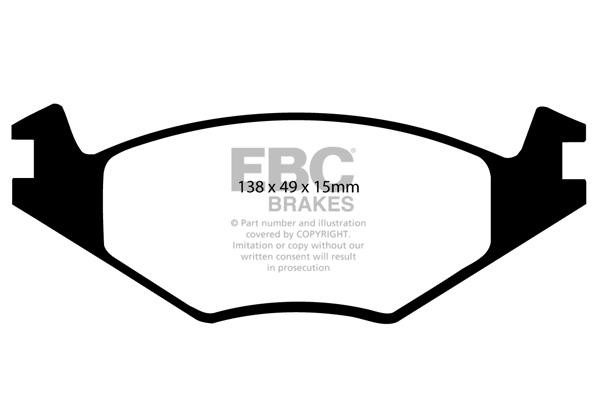 EBC DP4517R Тормозные колодки дисковые, комплект DP4517R: Отличная цена - Купить в Польше на 2407.PL!