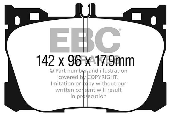 EBC DP63070 Тормозные колодки дисковые, комплект DP63070: Отличная цена - Купить в Польше на 2407.PL!