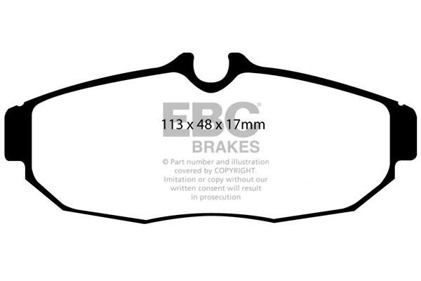 EBC DP51741NDX Brake Pad Set, disc brake DP51741NDX: Buy near me in Poland at 2407.PL - Good price!