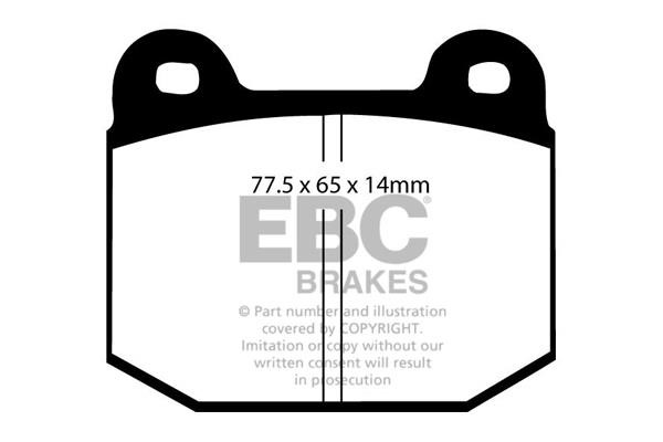 EBC DP9197/2 Brake Pad Set, disc brake DP91972: Buy near me in Poland at 2407.PL - Good price!
