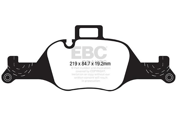 EBC DP42289R Brake Pad Set, disc brake DP42289R: Buy near me in Poland at 2407.PL - Good price!