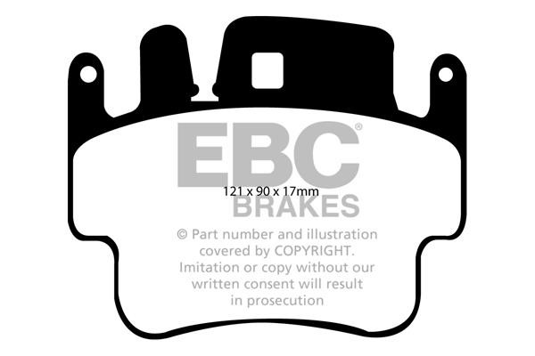 EBC DP91514 Brake Pad Set, disc brake DP91514: Buy near me in Poland at 2407.PL - Good price!