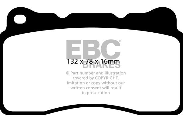 EBC DP92093 Brake Pad Set, disc brake DP92093: Buy near me in Poland at 2407.PL - Good price!