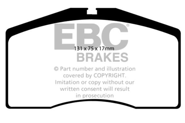 EBC DP8997RP1 Brake Pad Set, disc brake DP8997RP1: Buy near me in Poland at 2407.PL - Good price!