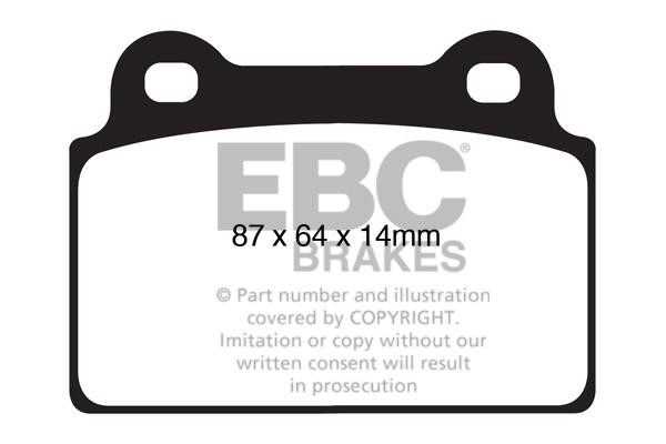 EBC DP41985R Brake Pad Set, disc brake DP41985R: Buy near me in Poland at 2407.PL - Good price!