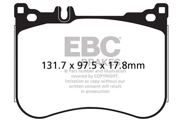 EBC DP22178 Brake Pad Set, disc brake DP22178: Buy near me in Poland at 2407.PL - Good price!