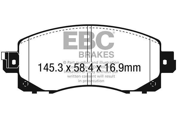 EBC DP22330 Brake Pad Set, disc brake DP22330: Buy near me in Poland at 2407.PL - Good price!