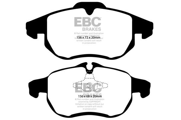 EBC DP91414 Brake Pad Set, disc brake DP91414: Buy near me in Poland at 2407.PL - Good price!
