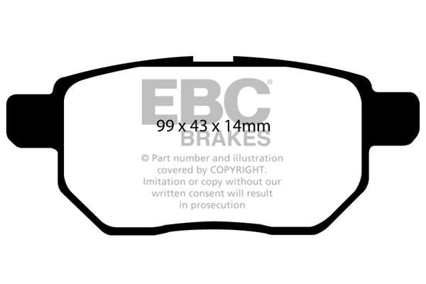 EBC DP21947 Тормозные колодки дисковые, комплект DP21947: Отличная цена - Купить в Польше на 2407.PL!